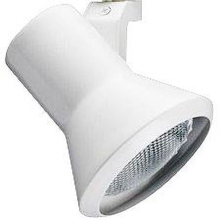 Juno R551 BL Track Lighting Head – White/White, Flared Step Design For Trac-Lites, Uses 50W PAR20 Lamp (Not Included)