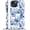 Blue Elegant Flower, variant on Compatible with iPhone 16 Case - Dual-Layer Protection, Hard Shell with Silicone Interior, Slim Scratch Resistant Shockproof for Woman Men - A Pink Shell Star Fruit Collage