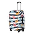 thumbnail image 2 of Easygdp Colorful Llama Print Elastic and Washable Suitcase Protective Cover with Hidden Zipper Fits 18-32 inch Luggage -Large, 2 of 9