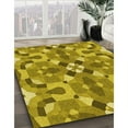 thumbnail image 3 of Ahgly Company Machine Washable Indoor Rectangle Transitional Dark Yellow Green Area Rugs, 5' x 8', 3 of 7