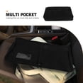 thumbnail image 3 of KAKOWELY Car Registration Insurance Holder Glove Box Compartment Organizer Zippered Pouch Owner Manual Case Vehicle Storage Wallet Car Document Holder for Drivers License Information Cards, 3 of 5