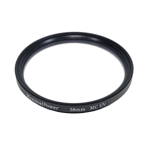 MaximalPower 58mm Multi-Coated UV Camera Lens Filter Protection