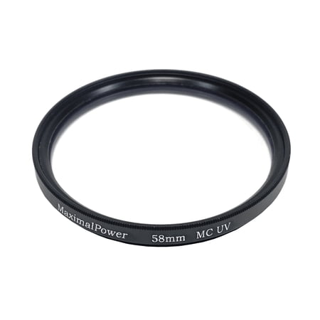 MaximalPower 58mm Multi-Coated UV Camera Lens Filter Protection