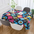 thumbnail image 5 of BZSMCE Square Tablecloth Texture Mapping Pattern Tableclothes, 5 of 9