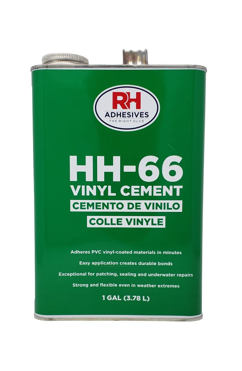 RH Adhesives HH66 Vinyl Cement High Strength, Heat Liquid PVC, 1 Gallon Can