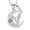 S/Rainbow, variant on Hummingbird Rose Moon Urn Pendant Cremation Jewelry for Ashes Keepsake Memory Necklace Memorial Jewelry