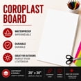 thumbnail image 2 of Formit Coroplast Board, White, 20x30 (pack of 1), 2 of 4