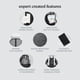 thumbnail image 5 of Mochila para Pañales HUGGIES Day Pack Negra Talla Única, 5 of 5