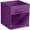 Purple, variant on Sorbus 11 Inch Collapsible Fabric Storage Bin with Clear Window, Purple