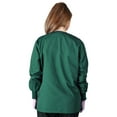 thumbnail image 5 of M&M SCRUBS Women's Scrub Jacket Warm Up Lightweight Medical Scrub Jacket - Pack of 6 Set (True Hunter Green, 3X-Large), 5 of 6
