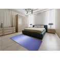 thumbnail image 5 of Ahgly Company Machine Washable Indoor Round Transitional Day Sky Blue Area Rugs, 6' Round, 5 of 7