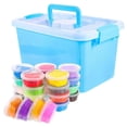 thumbnail image 1 of 1 Set DIY Clay Craft Kit DIY Colorful Polymer Clay Modeling Clay kit DIY Supplies, 1 of 4