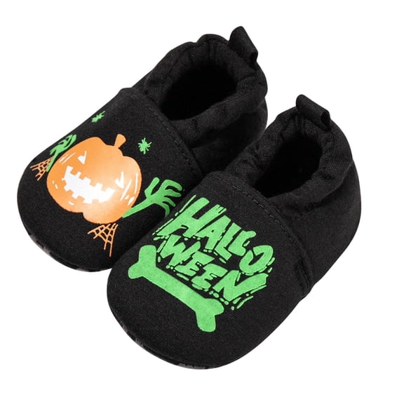 Gyujnb Kids Halloween , Cartoon Soft Sole Baby Walking Shoes for Halloween Ideal for with Light Up Features Comfortable Support for Growing Feet, Halloween Outfits,0-6 Months