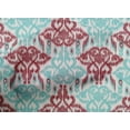 thumbnail image 4 of oneOone Tissu Popeline de Coton Imprimé Ikat Tourbillon & Paisley BTY 56 Pouces de Large, 4 of 4