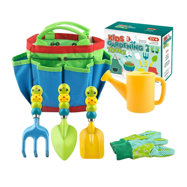 relayinert Jardin pour Enfants Facile à Assembler Outils de Jardinage pour Enfants Ensemble d'Outils de Jardinage pour Enfants Ensemble d'Outils de Jardin de 6