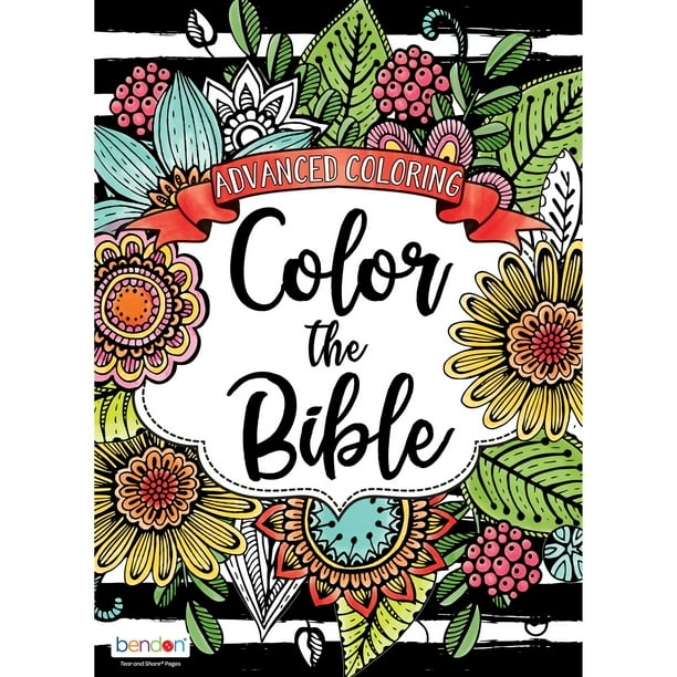 Download Bendon Publishing Color The Bible 32 Page Advanced Coloring Book Walmart Com Walmart Com