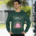 thumbnail image 3 of Christmas Sweatshirt, Happy Hanukkah Octopus Funny Holiday Sweatshirt, Witty Tentacle Menorah Sweatshirt, Unique Gift for Her & Him, 3 of 5