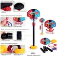 thumbnail image 3 of De Baloncesto Para Niños, Altura Ajustable, Soporte De Aro De Baloncesto, Mini Portería De Baloncesto Para Interiores, Juguete Para Niños, Juego De Patio, Juguetes 1 Juego Serendint FN003020-00, 3 of 6