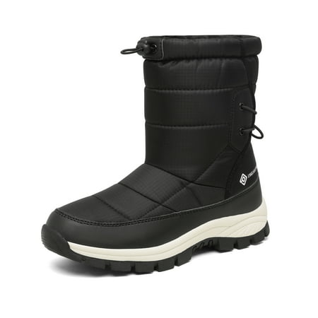 

Dream Pairs Women s Winter Snow Boots Waterproof Lightweight Warm Fashion Boot DSB216-NEW BLACK Size 9