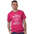 thumbnail image 5 of Be A Buddy Not A Bully Friendly Cute Men's Graphic T Shirt Tees Brisco Brands M, 5 of 5