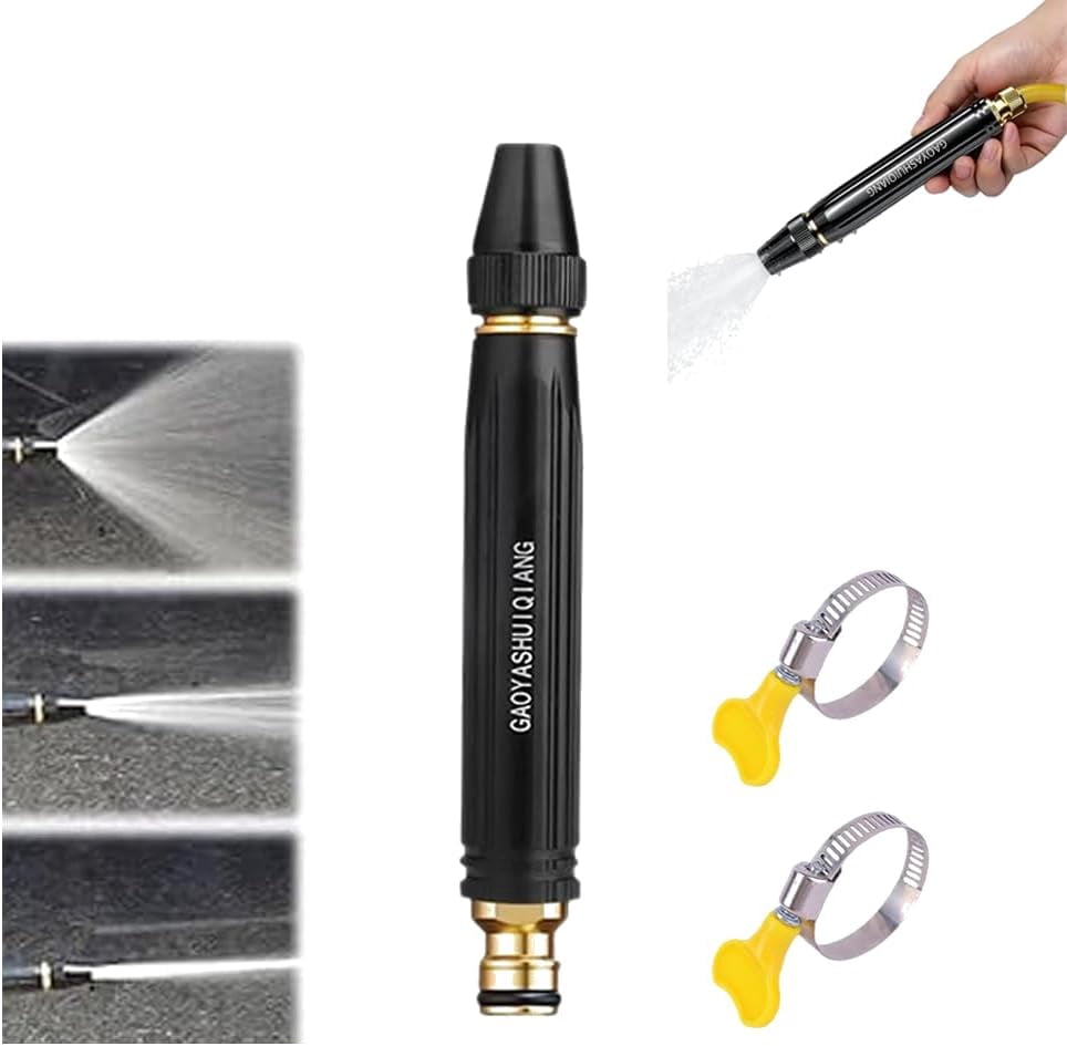 Adjustable High-Pressure Water Spray Nozzle for Car Washing & Garden Watering, Multifunctional Hose Sprayer Gun (3 pcs)