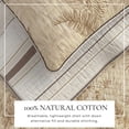 thumbnail image 2 of Great Bay Home Tropical Palms Reversible Twin / Twin XL Cotton Quilt Set, 2 of 6