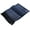 Blue/Black Design, variant on Marino Mens Double Layer Satin Fashion Silk Scarf, Extra Soft With Designer Print