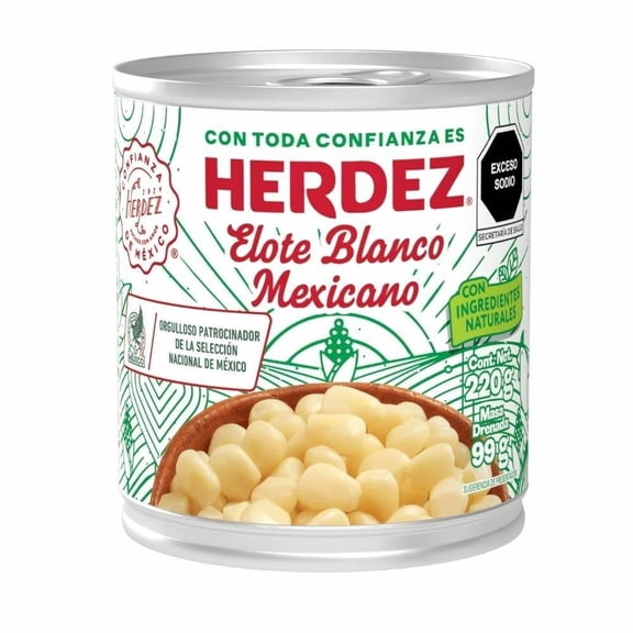 Granos de elote Herdez blanco 220 g