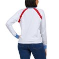 thumbnail image 5 of Women's WEAR by Erin Andrews White St. Louis Cardinals Raglan Long Sleeve T-Shirt, 5 of 5