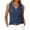 AM15_Blue, variant on Sweater Vest for Women Scalloped V Neck Ribbed Knit Lightweight Tank Top Stretchy Slim Fitted Button Down Cami Yellow S