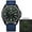 Blue, variant on Military Mens Quartz Watch Black Dial Date Luxury Sport Wrist Watch