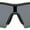 Grey, variant on Foster Grant IRONMAN® White Wrap-Around Men's Sunglasses