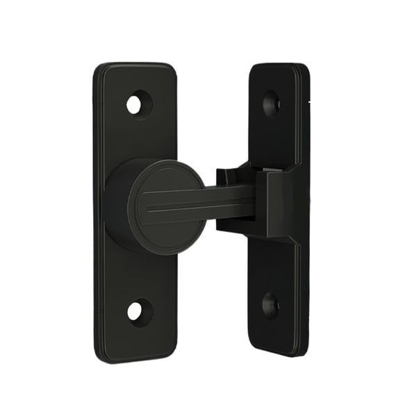 Transemion Heavy-Duty Door Lock Gate Latch Lock Anti Theft Gate Latch Security Anti-theft Locks Wide Range black
