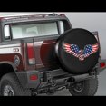 thumbnail image 3 of American Flag Skull Patriotic Spare Tire Cover,Universal Wheel Tire Cover for Trailer, RV, SUV, Truck,Camper and Many Vehicle,Weatherproof Tire Protectors (15 inch for Diameter 27"-29"), 3 of 10