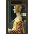 thumbnail image 3 of Domenico Ghirlandaio 11x14 Black Modern Framed Museum Art Print Titled - Portrait of Giovanna Tornabuoni (1488), 3 of 5