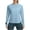 Light Blue, variant on Otntypg Women's Sun Shirt Hoodie Quick Dry Lightweight Thin Rash Guard Slit Hem Long Sleeve SPF UV Protection Hooded T-Shirts UPF 50 Hiking Tshirts Tops Black M