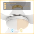 thumbnail image 6 of Smaair 45" 3 Blade Flush Mount Smart Ceiling Fan with LED Light Kit & Remote, 6 of 6