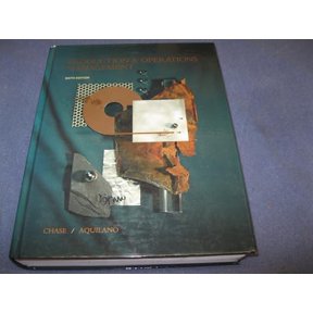 Pre-Owned Production & Operations Management: A Life Cycle Approach, 9780256100396, 025610039X, Hardcover, 6th edition