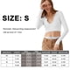 thumbnail image 2 of Blusas sexys para mujer, camisas de manga larga, blusas ajustadas de corte bajo, camisas con escote en V, blusas de otoño, XS-L, 2 of 5