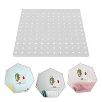 KAKOWELY Metal Pegboard Wall Organizer Panels for Home Storage and Kitchen Use 12X12X0.5in 1Set