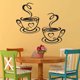 thumbnail image 5 of Worallymy tazas de café café té pegatinas de pared arte vinilo calcomanía cocina restaurante Pub Decoración Worallymy JD735795568, 5 of 6