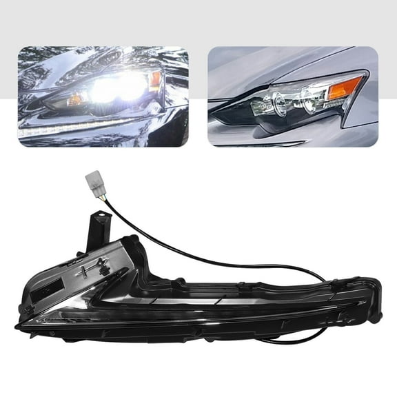 For 2014-2016 Lexus IS250 IS350 LED DRL Daytime Running Light Left Driver-Side