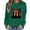 Army Green Sweatshirts, variant on Jsaierl Halloween Sweatshirts for Women Cute Witch Graphic Pullovers Vintage Classic Crewneck Long Sleeve Sweater Tops Halloween Party Supplies, Sizes S-2XL