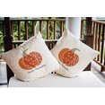 thumbnail image 3 of 20" x 20" Simply Daisy Hello Pumpkin Polyester Indoor/Outdoor Pillow, Harvest Orange Qty 1, 3 of 6