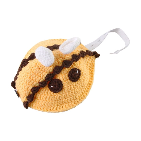 BIBABLYKE Warm Knitted Turtles Sweater Outfit For Small Reptiles Soft Breathable Party Costume Handmade Apparel for Pet Tortoise