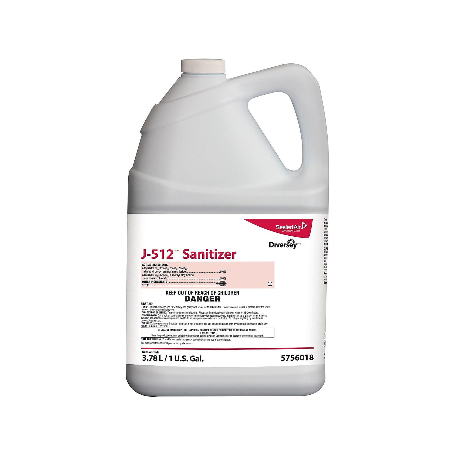 Johnson Diversey Quaternary norinse sanitizer 1 Gallon 5756018