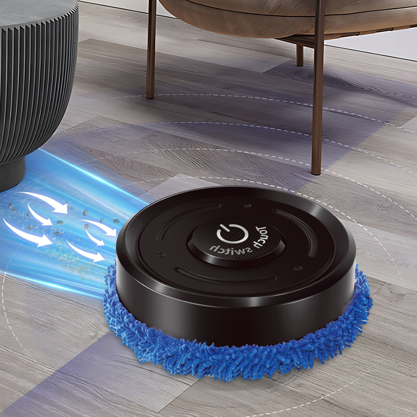 Household Intelligent Sweeping Robot with Automatic Water Tank, Vacuum Cleaner for Sweeping and Mopping, Low Noise and Efficient Cleaning, Suitable for 90-120㎡