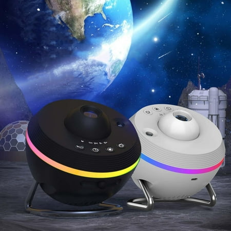 

Night Light Flash Sale! Huayishang Starry Sky Light Atmosphere Light Dynamic Meteor Focus Night Light Black (Send 13 Films) Clearance Sale