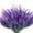 Purple, variant on Spencer 8 Bundles Artificial Flowers Purple Flowers Lavender Bunch Plastic Faux Plants for Home Table Indoor Outdoor Decor