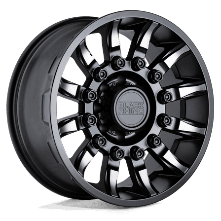 Black Rhino Mission 20X9 5X127 -18Et 125.1Cb Matte Black W/ Machined Tinted Spokes Wheel